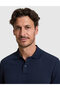 Navy Blue Slim Fit Buttoned Polo Collar T-Shirt 50321192-Vr033 - 2