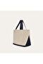 X Bozburun Yc Men's Ecru Canvas Tote Handbag - 4