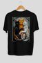 32 Cats for the Sake of Cat Love Printed Black Oversize T-Shirt 100% Cotton Unisex Cat Lover Premium Design