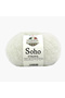 Soho Knitting Yarn Off White 55% Super Kid Mohair 23% Organic Merino Wool 22% Polyester 25g 225m (71092)