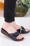 Orthopedic Expandable and Collapsible Mother's Slippers with Buckle Detail