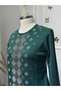 Women's New Season Nergiz Knitwear Fabric Stoned Imported Blouse - 3