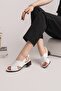Genuine Leather Women's Daily Light Comfortable Low Heel Sandals Dd0174