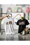 Iconic Duo: Color Splashed 2-Piece Black-White Special Design Unisex T-Shirt - 2