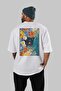 For the Sake of Cats 103 Cat Printed White Oversize T-Shirt 100% Cotton Unisex Cat Lover Premium Design - 4