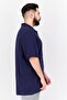 Men Sportswear Fit Brand Logo Training Polo Shirts, Navy - 2