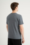 - Casual Style Men's T-Shirt Gray - 2