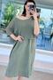 File Top Linen Dress 6Y253 - 3