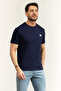 Ss Badge 30S Jersey Classic Tee Men's Crew Neck T-Shirt Purple - 2