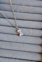 Zircon Stone Fish Model 316 L Steel Necklace - 4