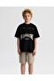 Nk boys' chang graphic print oversized t-shirt, ages 8-14, black