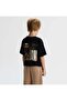Nk boys' adventure print cotton oversized t-shirt, ages 8-14, black - 2