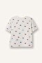 100% Cotton Regular Fit Car Patterned Short Sleeve White T-Shirt Baby Boy H8233A526Hs - 3