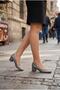 4566 Ventes Stone Accessory 3 cm Height Low Heel Women's Shoes - 2