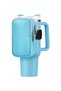 Insulated Stainless Steel Water Bottle with Card Holder – 1200ml (40oz) Tumbler with Straw & Pouch, 24-Hour Hot/Cold, Leakproof & Anti-Slip Grip