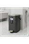 Square Step Trash Bin with Soft Closing Lid Black 12L - 4