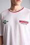 World Cup Loose Fit Morocco Printed Short Sleeve White T-Shirt H6380Ax26Sm - 4