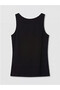 New Season Black U-Neck Women's Undershirt - 2