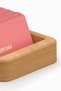 Gobi Business Card Holder - Small - Single |   Desktop Business Card Holder Made of Oak Wood | - 6