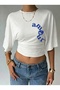 Women's Amour Printed Waist-Hugging Model T-Shirt