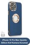 # Case Compatible with iPhone 14 Pro Max Silicone Case Impact-Resistant Camera Lens Frame Flexible Soft Texture Non-Slip Surface Scratch-Resistant Slim Design Protective Phone Cover