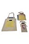 Pötikare Pattern 3-Piece Bag Set, Cloth Bag with Pockets, Book Tablet Ebook Bag, Phone Bag - 2