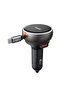 CC4850 80W Car Charger with Retractable Cable Black - 2