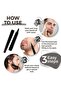 Generic Beard Filler Pen and Brush Kit Black - 4