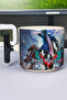 كوب سيراميك فاخر مطبوع عليه Devil May Cry (قطعة واحدة) على شكل حرف T بمقبض أسود خاص V5T