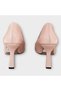 Women's Buckle Detailed Pointed Toe Stiletto Shoes Beige - 6