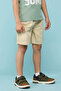 Solid Cargo Shorts - 5