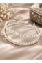 Double Row 2-Piece Pearl and Zircon Stone Maternity and Pregnancy Crown Hairband Bridal Crown - 3