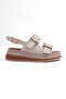Smh 319 Double Buckle Adjustable High-Sole Sandals