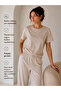 Women's Crew Neck Lycra Modal T-Shirt