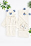 Baby Boy Luxury Premium Teddy Bear Bathrobe Towel Set 100% Cotton Newborn Gift Set Stl7209 - 4