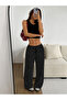 Women's Polka Dot Patterned Wide Leg Pants Comfortable Fit Palazzo Trousers Summer Stylish Model - 5