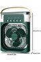 Air Cooler Fan,3 Wind Speeds,600ml Air Humidifier with 7sLED Night Light,Ice Air Cooler Fan,5 Sprays - 5