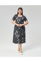 Square Collar Short Sleeve Women's Dress