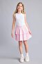Crew Neck 2-Piece Light Pink and White Undershirt for Girls H7254A826Hs - 2