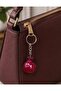 Handmade Epoxy Pomegranate Keychain Bag Accessory - 3