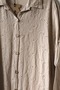 Beige Shirt Collar Long Sleeve Buttoned Hidden Pocket Embroidered Casual Cotton Woven Dress 116 60 - 9