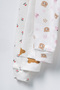 3-Piece Baby Girl Pajama Set Cotton Patterned Comfortable Fit Single Bottom Home Wear 100% Organic Flexible Waistband Daily Use - 5
