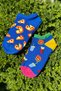 Unisex Fasfood Patterned Booties Socks