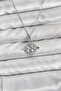 316L Steel Chain Silver Color Infinity Model Zircon Stone Women's Necklace