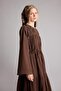 100% Cotton Manuka X Defacto Crew Neck Crinkle Fabric Long Sleeve Dress H4755Ax26Sm - 5