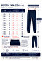 Combed Cotton Trousers with Elastic Cuffs for School and Everyday Use, Boys and Girls, Unisex - 3