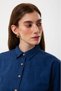3-Piece Women's Linen Shirt Set |   White, Pink, Navy Blue - 5