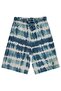 Batik Patterned Shorts for 6-9 Years Old - Green