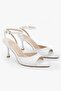 Women's Arel White Skin Heeled Shoes - 2