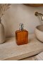 Glass Liquid Soap Dispenser with the Words "Pure Soap" Written on It. - 2